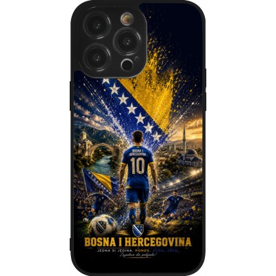 iPhone 14 Pro Max Case Hülle - Silikon schwarz Fussball Bosnien und Herzegowina splash 2026