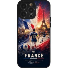 iPhone 14 Pro Max Case Hülle - Silikon schwarz Fussball Frankreich splash 2026