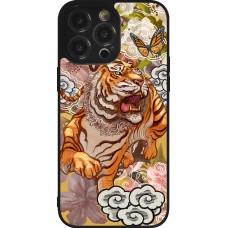 iPhone 14 Pro Max Case Hülle - Silikon schwarz Spring 23 japanese tiger