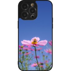 iPhone 14 Pro Max Case Hülle - Silikon schwarz Bee on a flower Spring 2026