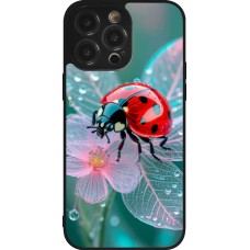 iPhone 14 Pro Max Case Hülle - Silikon schwarz Ladybird in bloom Spring 2026