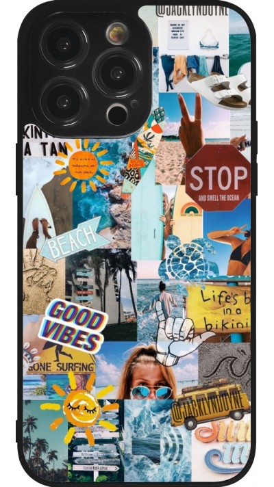 Coque iPhone 14 Pro Max - Silicone rigide noir Summer 2021 15