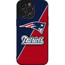 Coque iPhone 14 Pro Max - Silicone rigide noir Super Bowl 26 Patriots 1