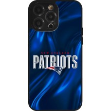 Coque iPhone 14 Pro Max - Silicone rigide noir Super Bowl 26 Patriots 2