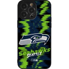 Coque iPhone 14 Pro Max - Silicone rigide noir Super Bowl 26 Seattle 2