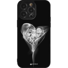 iPhone 14 Pro Max Case Hülle - Silikon schwarz Valentine 2022 Black Smoke