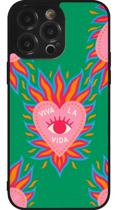 iPhone 14 Pro Max Case Hülle - Silikon schwarz Viva la vida 2026