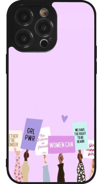 iPhone 14 Pro Max Case Hülle - Silikon schwarz Womens day 2026 9