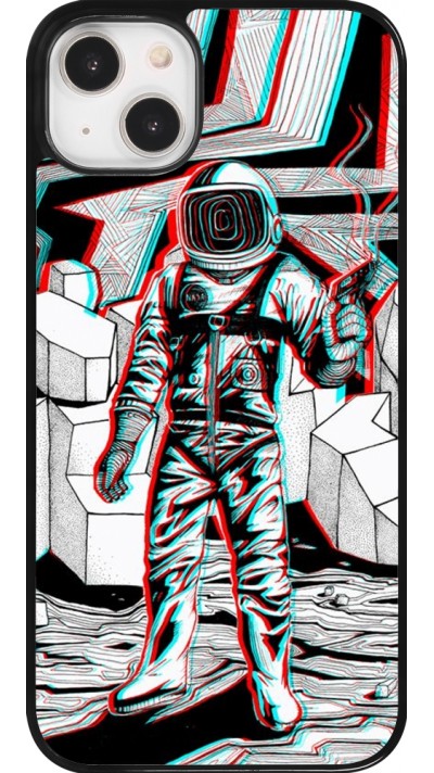 iPhone 14 Plus Case Hülle - Anaglyph Astronaut