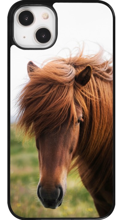 Coque iPhone 14 Plus - Autumn 22 horse in the wind