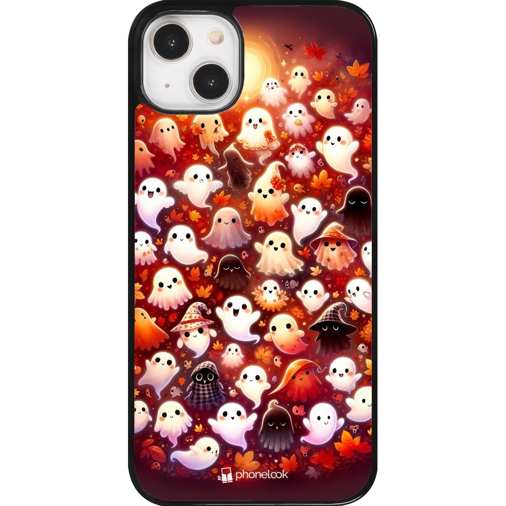 Coque iPhone 14 Plus - Fantômes automne mignons