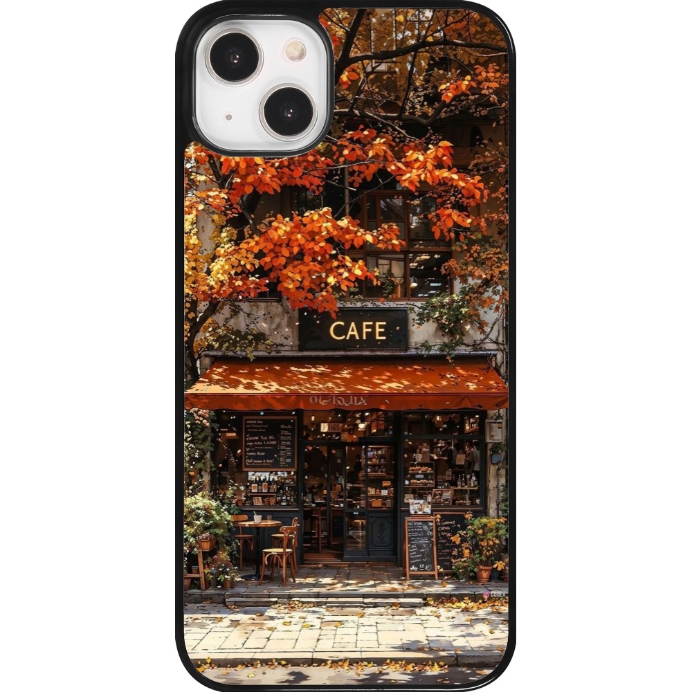 iPhone 14 Plus Case Hülle - Autumn 25 Coffee shop