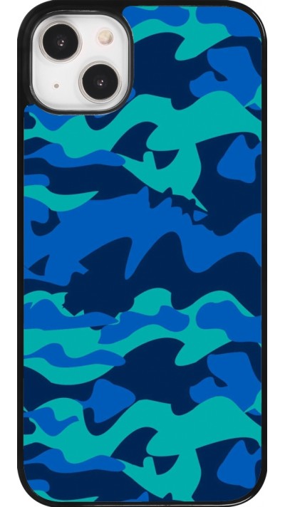 iPhone 14 Plus Case Hülle - Camo Blue