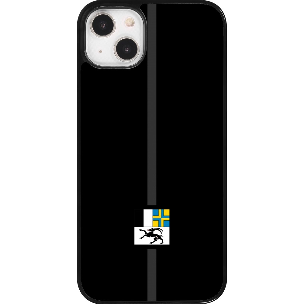 iPhone 14 Plus Case Hülle - Kanton GR schwarz