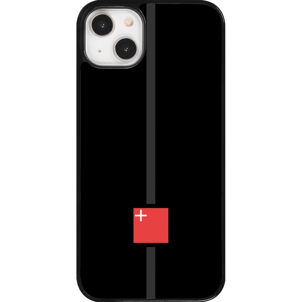 iPhone 14 Plus Case Hülle - Kanton SZ schwarz