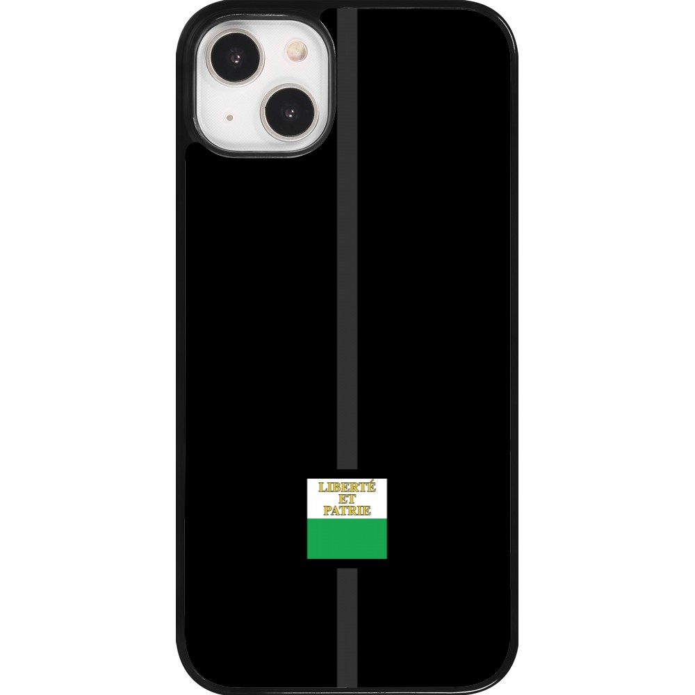 iPhone 14 Plus Case Hülle - Kanton VD schwarz