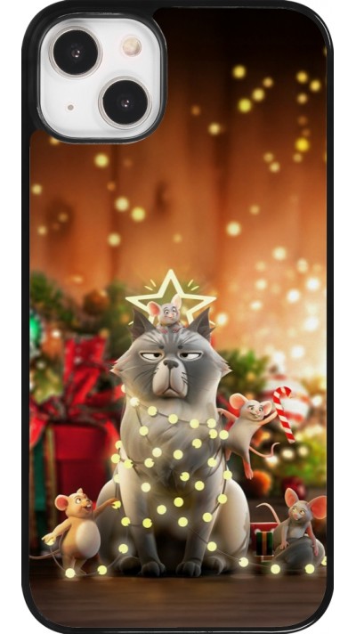 iPhone 14 Plus Case Hülle - Christmas 25 Xmas Cat