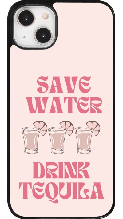 Coque iPhone 14 Plus - Cocktail Save Water Drink Tequila