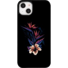 iPhone 14 Plus Case Hülle - Dark Flowers