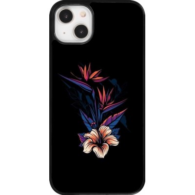 iPhone 14 Plus Case Hülle - Dark Flowers