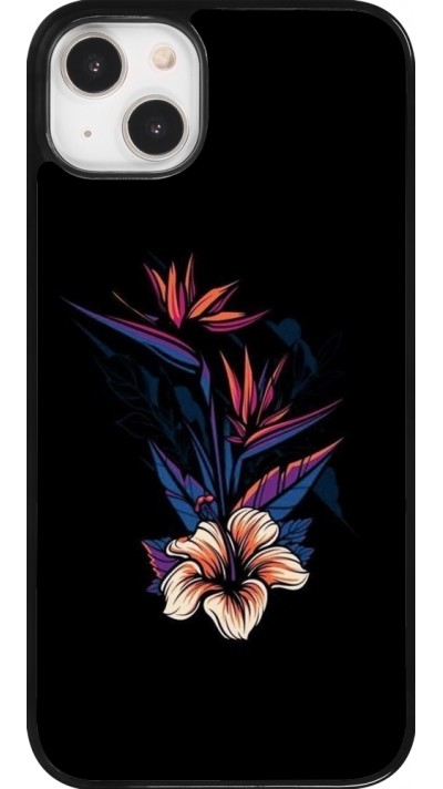 iPhone 14 Plus Case Hülle - Dark Flowers