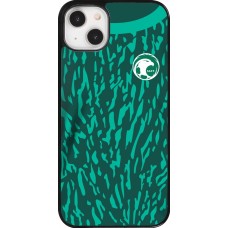 Coque iPhone 14 Plus - Maillot de football Arabie saoudite 2022 personnalisable