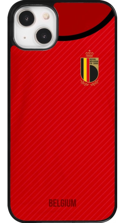 Coque iPhone 14 Plus - Maillot de football Belgique 2022 personnalisable