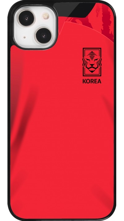 Coque iPhone 14 Plus - Maillot de football Corée du Sud 2022 personnalisable