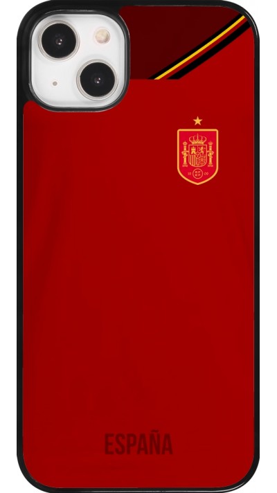 Coque iPhone 14 Plus - Maillot de football Espagne 2022 personnalisable