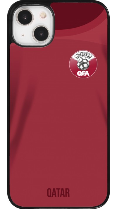 Coque iPhone 14 Plus - Maillot de football Qatar 2022 personnalisable