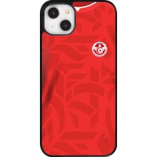 Coque iPhone 14 Plus - Maillot de football Tunisie 2022 personnalisable