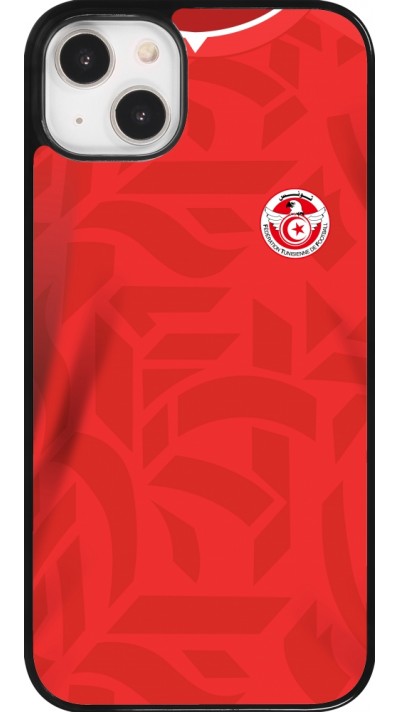 Coque iPhone 14 Plus - Maillot de football Tunisie 2022 personnalisable