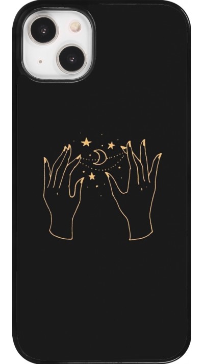 iPhone 14 Plus Case Hülle - Grey magic hands