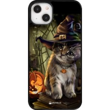 iPhone 14 Plus Case Hülle - Halloween 21 Witch cat