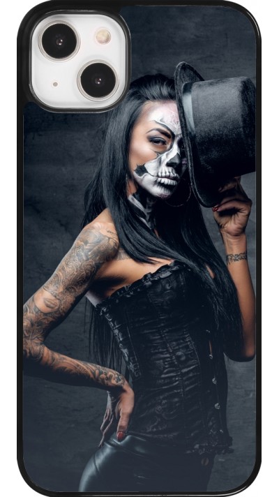 iPhone 14 Plus Case Hülle - Halloween 22 Tattooed Girl