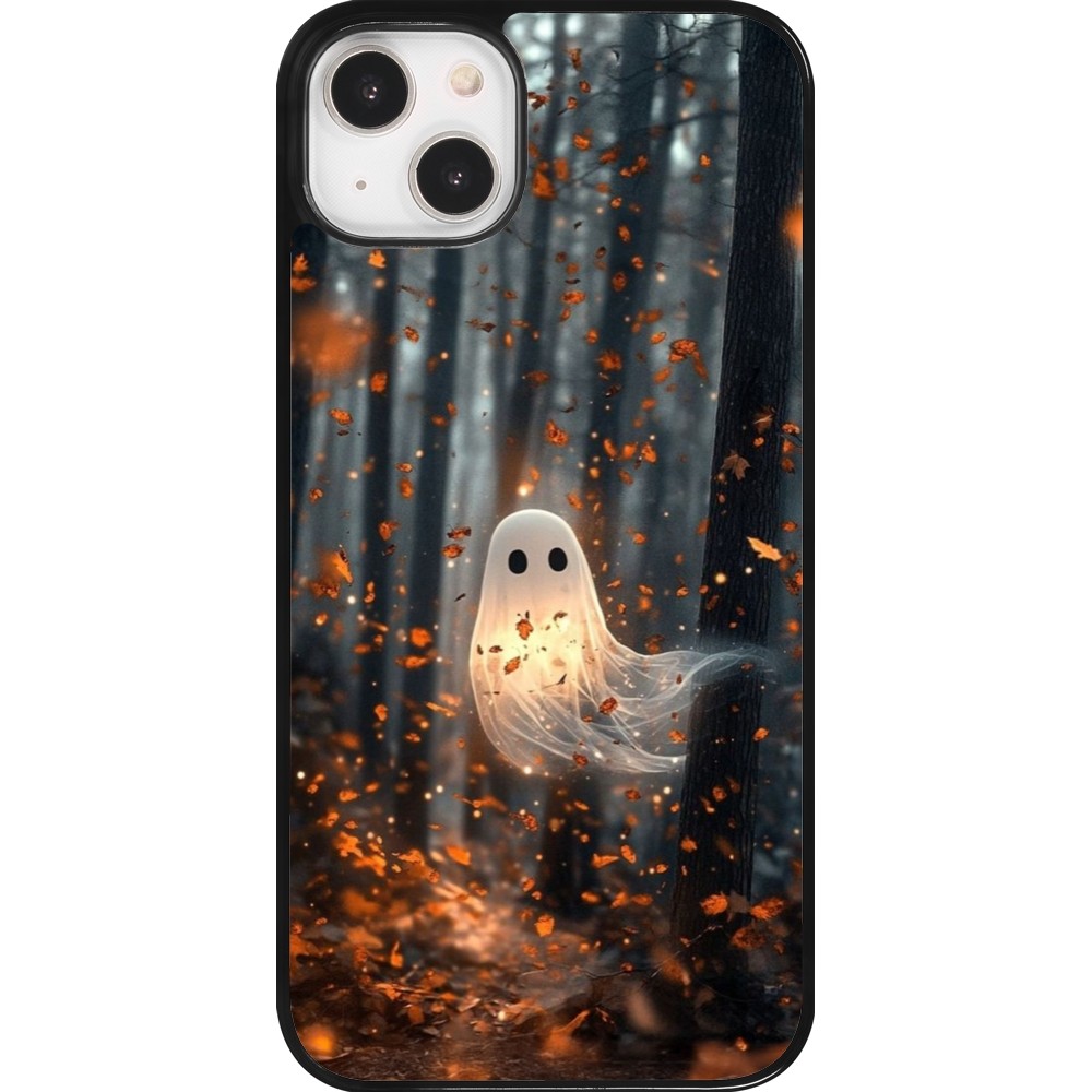 Coque iPhone 14 Plus - Halloween 2025 Ghost in the forest