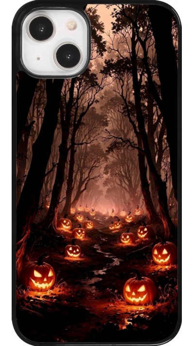 Coque iPhone 14 Plus - Halloween 2025 Road of Terrifying Pumpkins