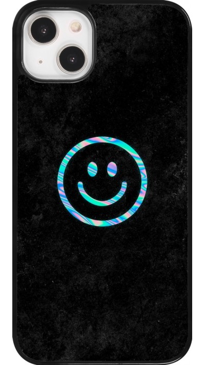 Coque iPhone 14 Plus - Happy smiley irisé