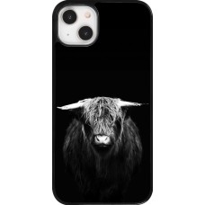 Coque iPhone 14 Plus - Highland calf black