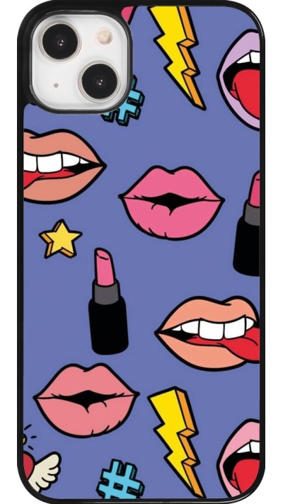Coque iPhone 14 Plus - Lips and lipgloss