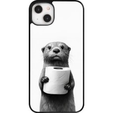 iPhone 14 Plus Case Hülle - Otter Toilettenpapier