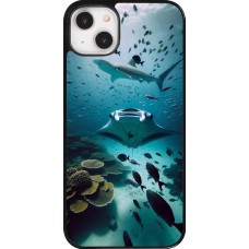 Coque iPhone 14 Plus - Manta Lagon Nettoyage