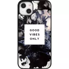Coque iPhone 14 Plus - Marble Good Vibes Only