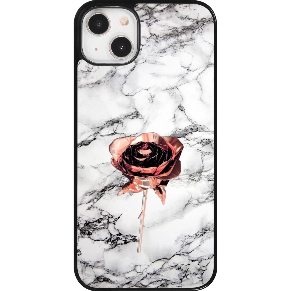 Coque iPhone 14 Plus - Marble Rose Gold