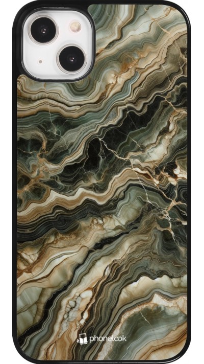 iPhone 14 Plus Case Hülle - Oliv Marmor