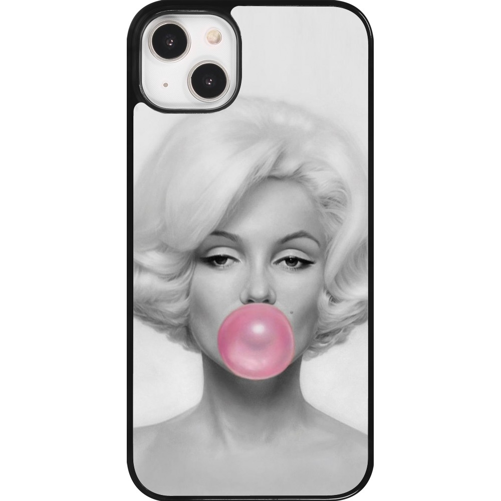 Coque iPhone 14 Plus - Marilyn Bubble