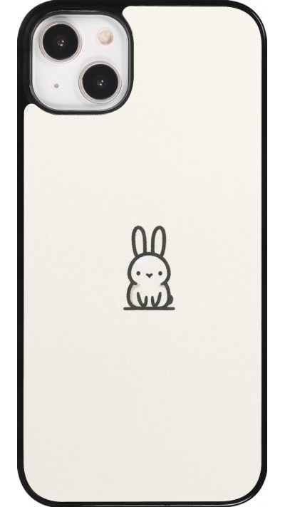 Coque iPhone 14 Plus - Minimal bunny cutie