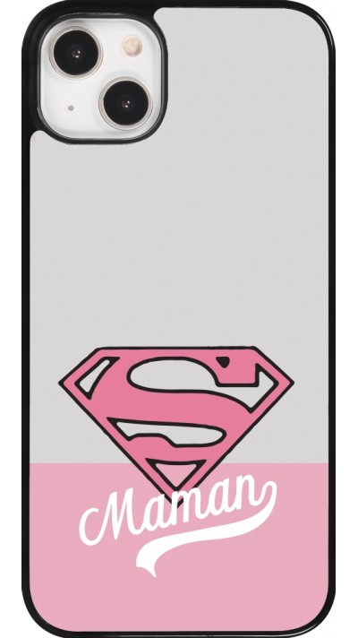 iPhone 14 Plus Case Hülle - Mom 2024 Super hero maman