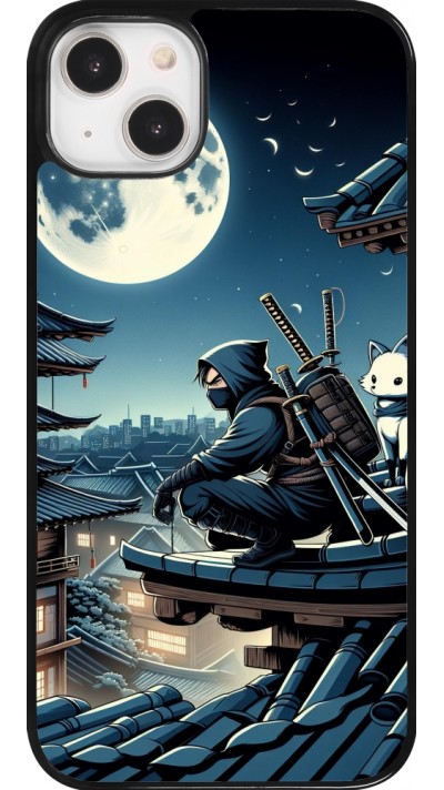 Coque iPhone 14 Plus - Ninja sous la lune