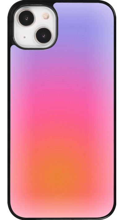 iPhone 14 Plus Case Hülle - Orange Pink Blue Gradient